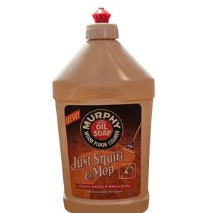 Vintage Murphy Oil Soap Wood Floor Cleaner Just Squirt & Mop 32 fl oz MOVIE PROP